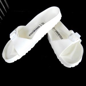 White Birkenstock Woman’s Madrid EVA Sandals